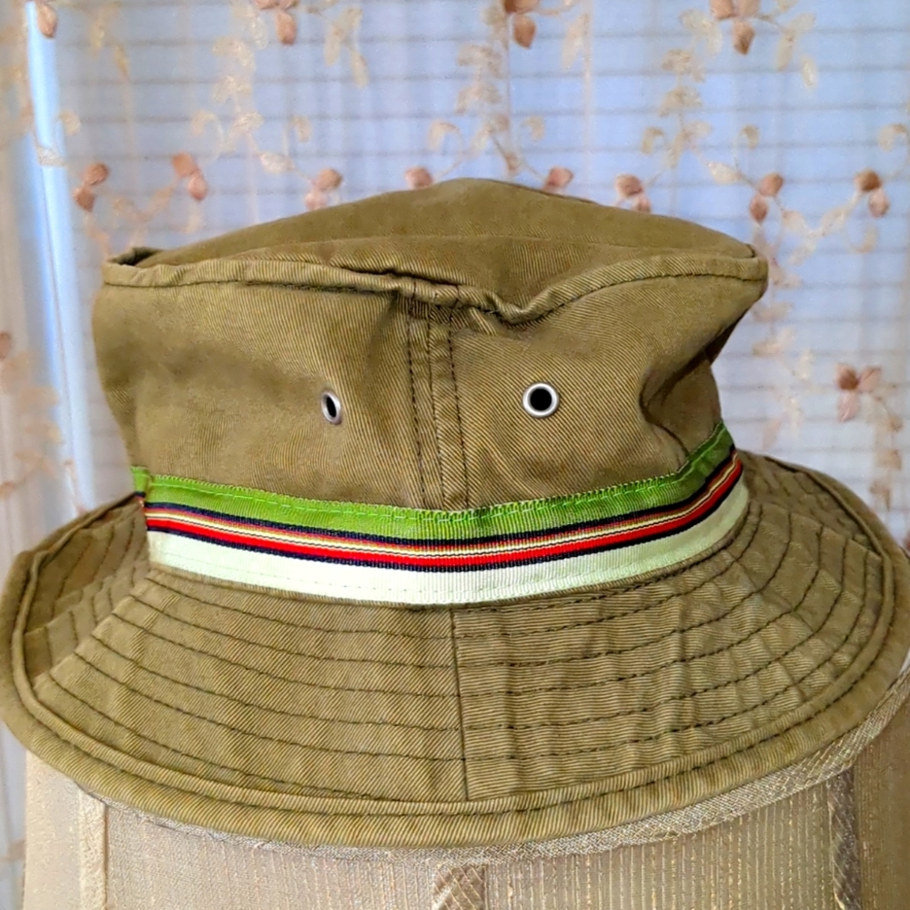 Drew Pearson Khaki Green Bucket/Fishing Hat - Picture 4 of 11